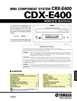 Yamaha CDXE-400 - Service Manual 
